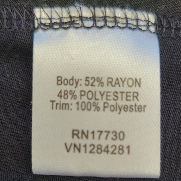 Converse One Star Black Sheer Asymmetrical Sleeveless Tank Size Small - Picture 4 of 5